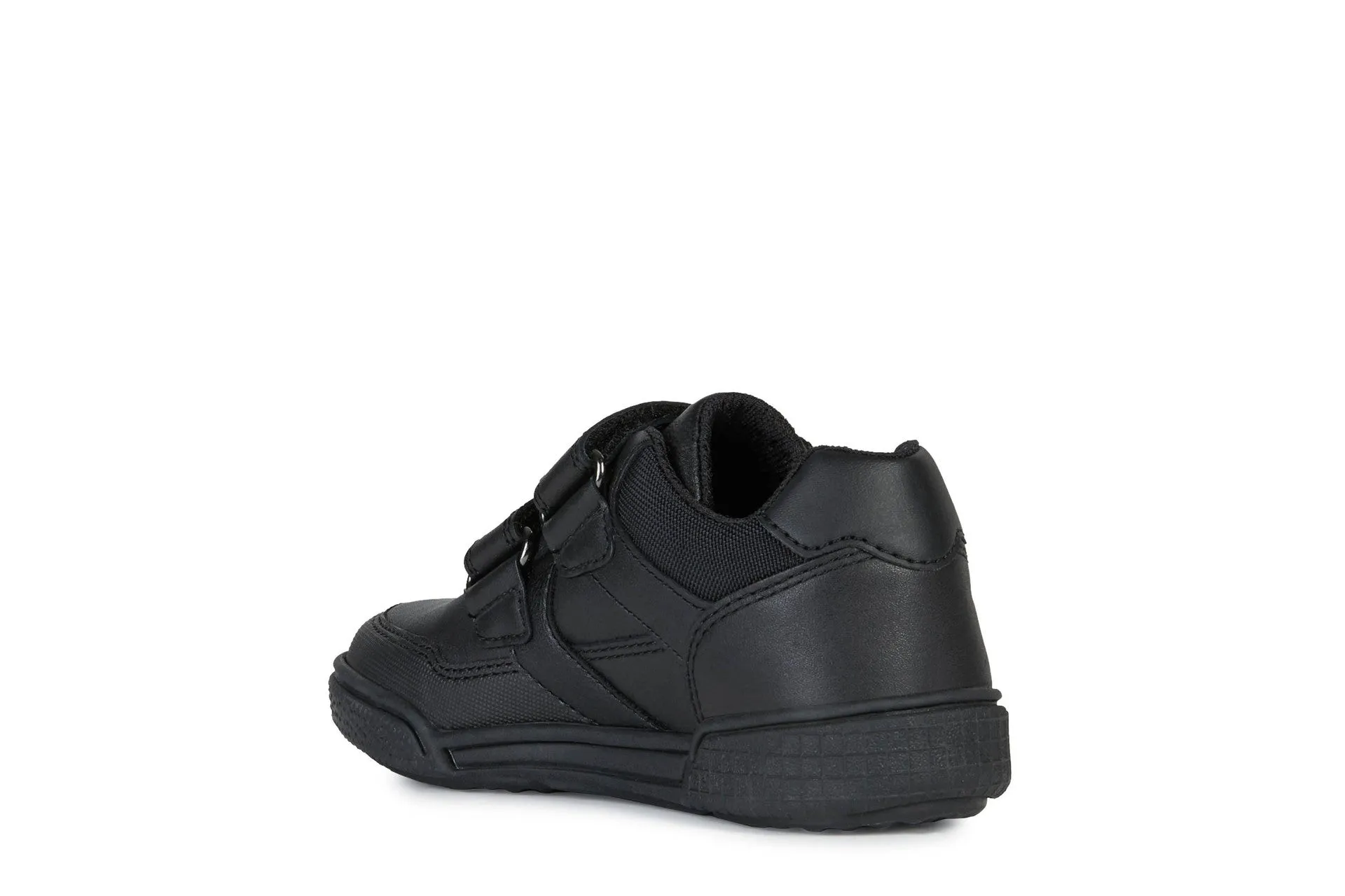 Geox School Shoes | Poseido Velcro | Black