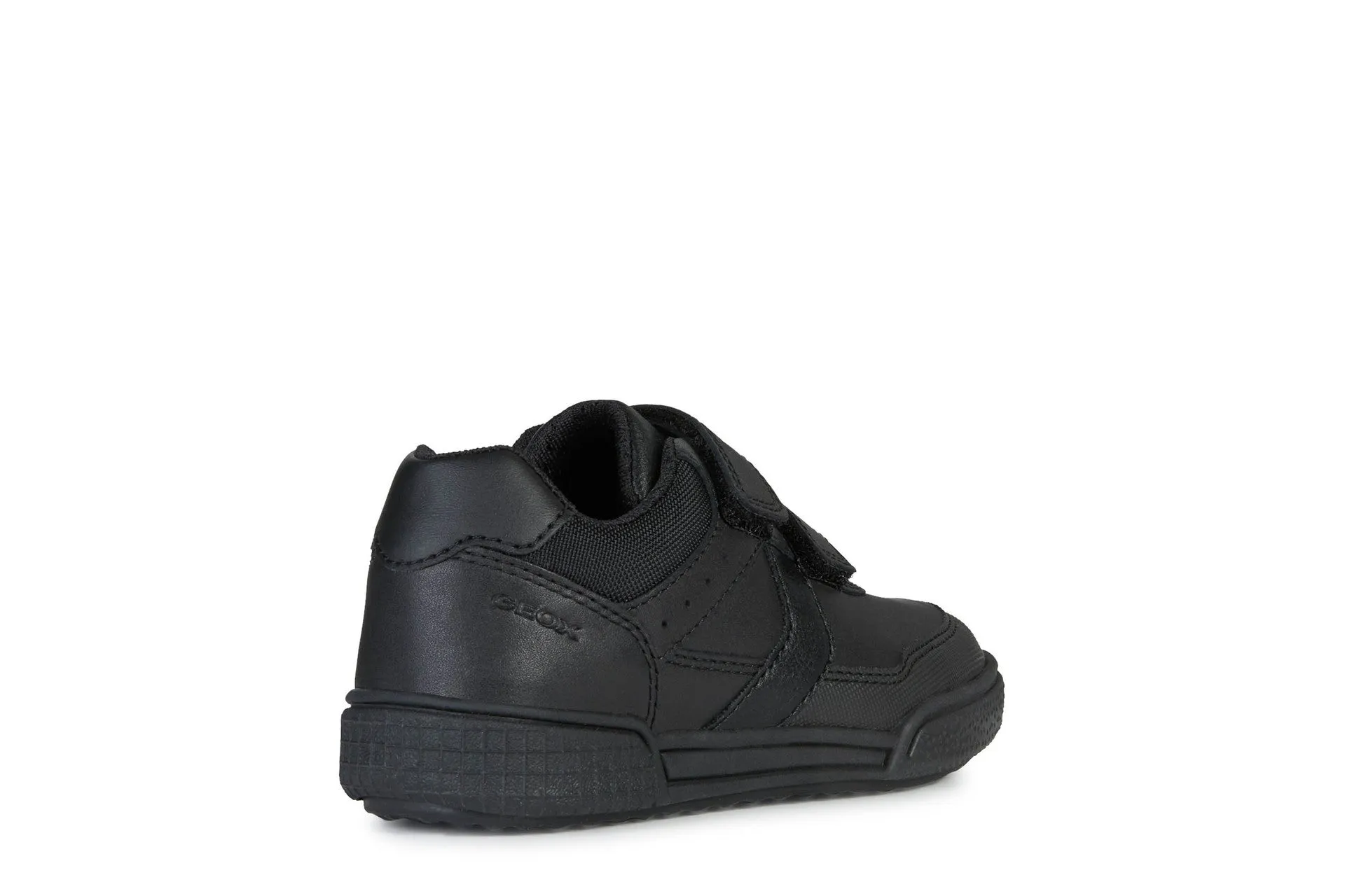 Geox School Shoes | Poseido Velcro | Black