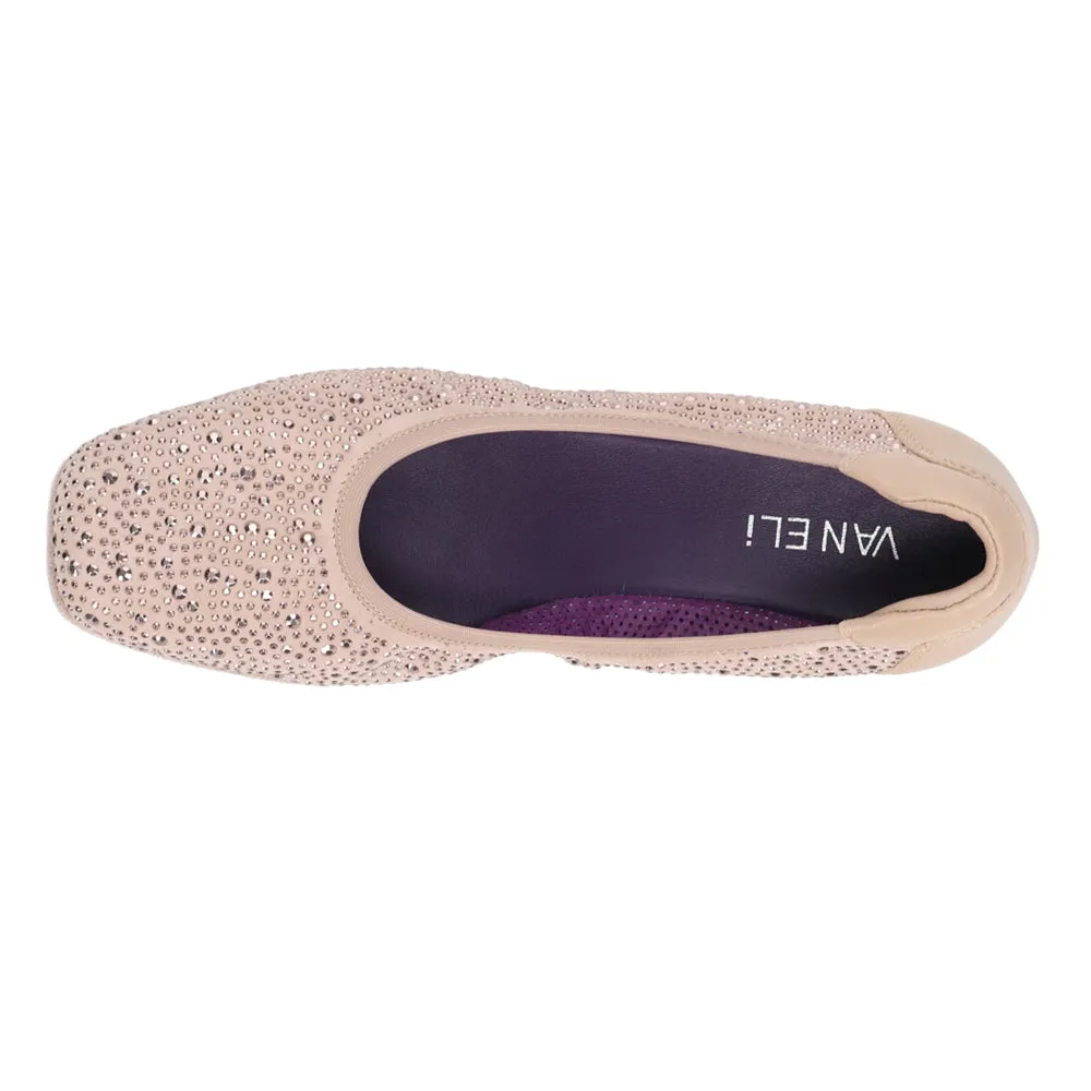 Gisel Sparkle Rhinestone Ballet Flats