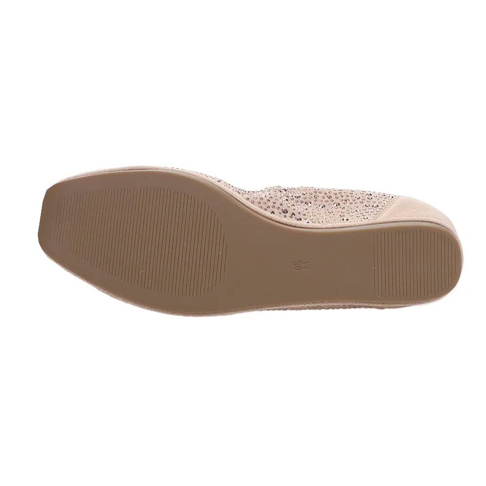 Gisel Sparkle Rhinestone Ballet Flats