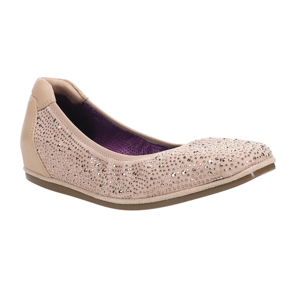 Gisel Sparkle Rhinestone Ballet Flats