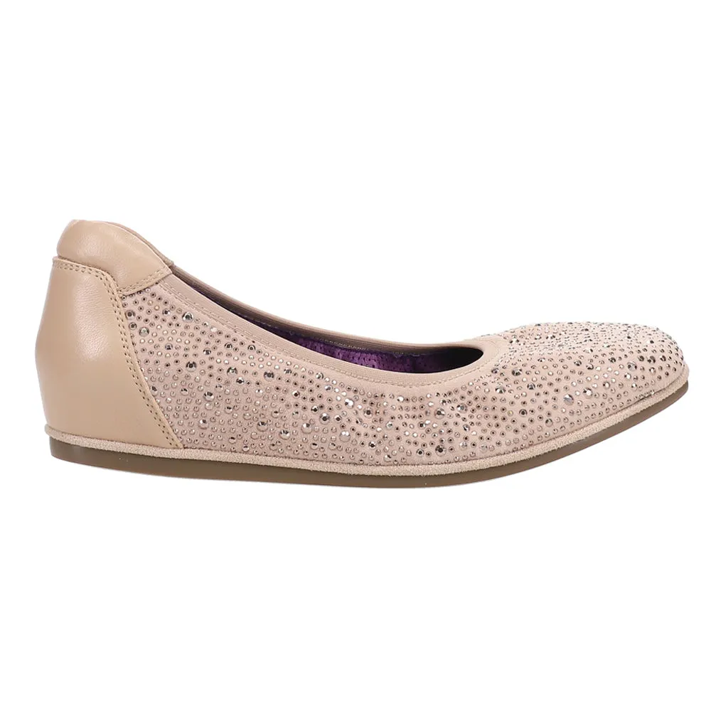 Gisel Sparkle Rhinestone Ballet Flats