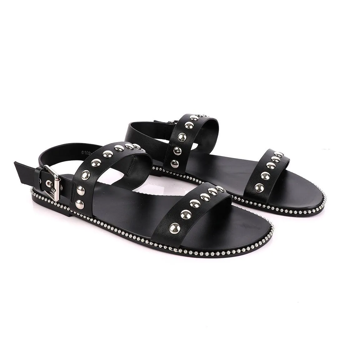 Giuseppe Zanotti Farrell Stud Slip On Sandals