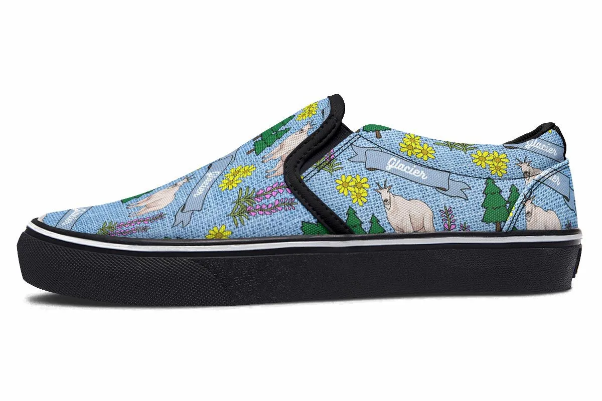 Glacier Pattern Slip-On Shoes