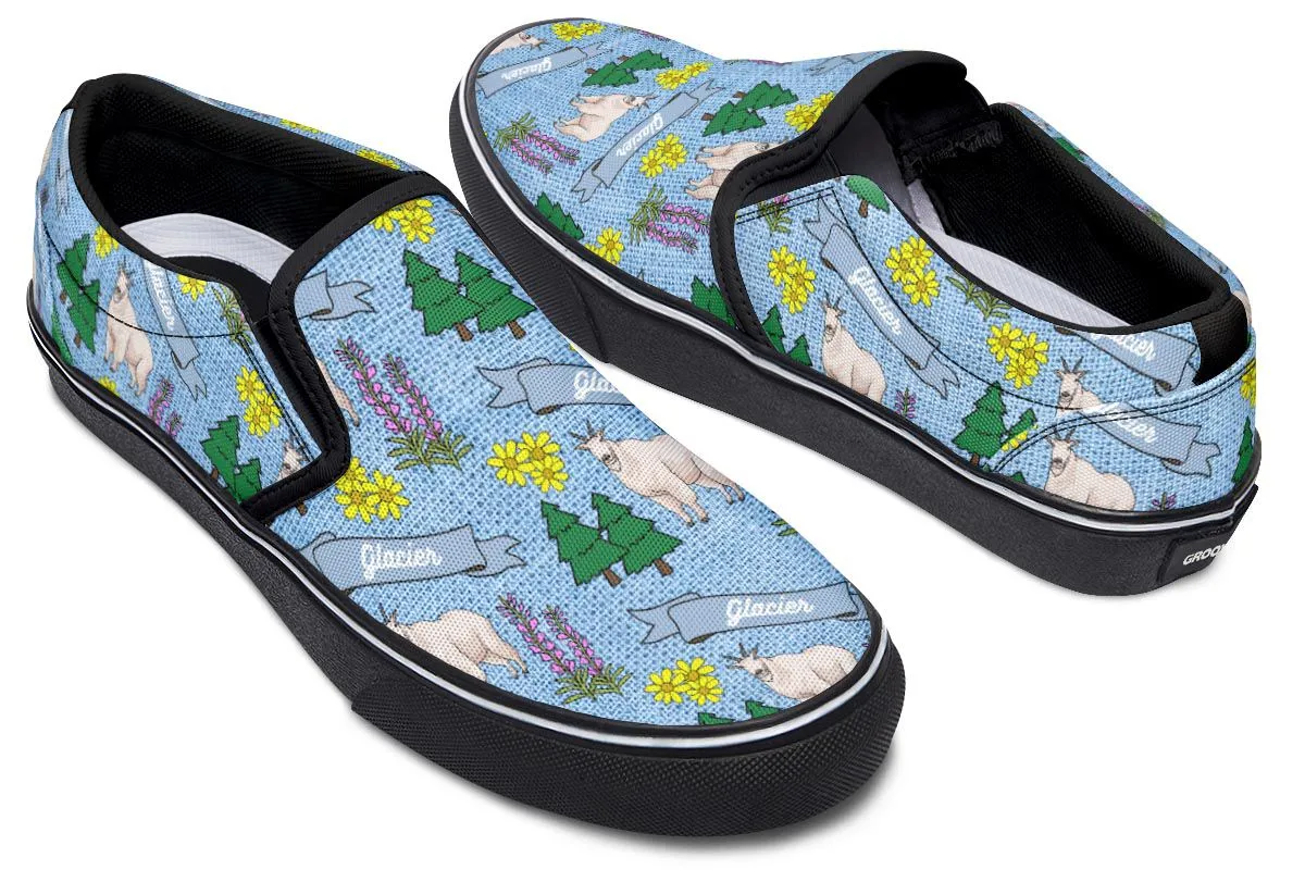 Glacier Pattern Slip-On Shoes