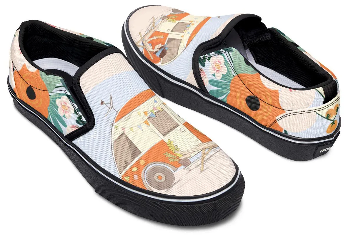Happy Camper Slip-On Shoes