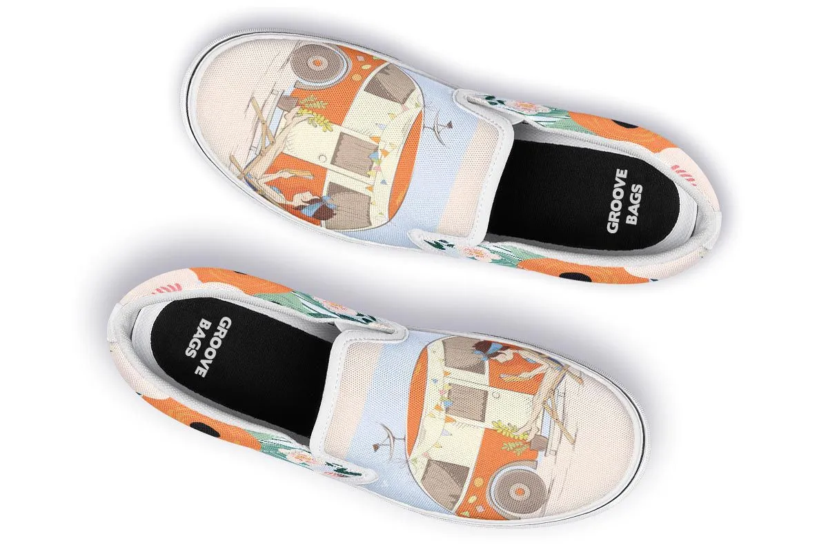 Happy Camper Slip-On Shoes