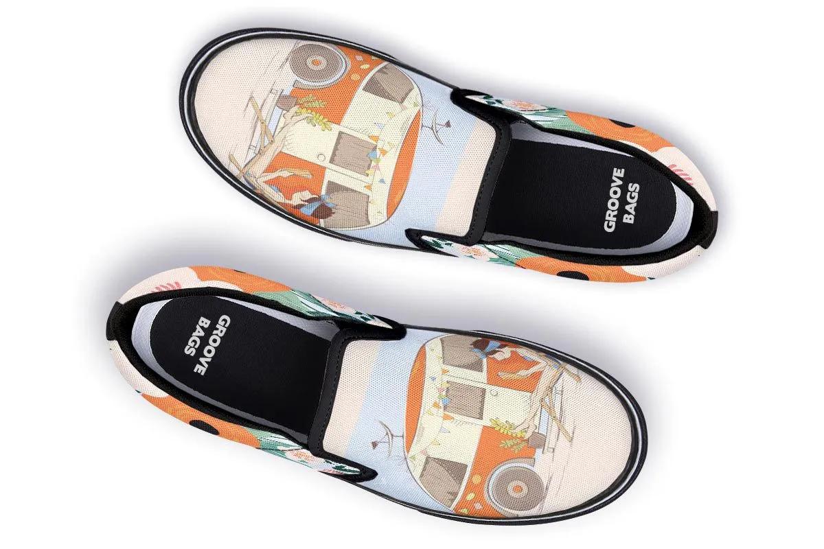Happy Camper Slip-On Shoes