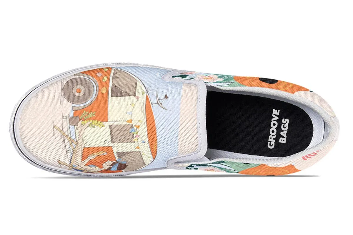Happy Camper Slip-On Shoes