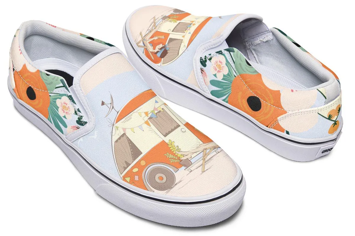 Happy Camper Slip-On Shoes