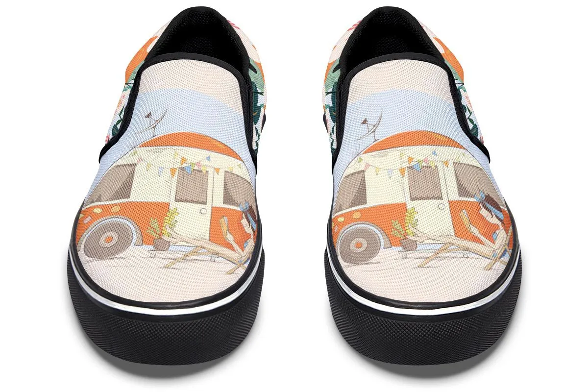 Happy Camper Slip-On Shoes