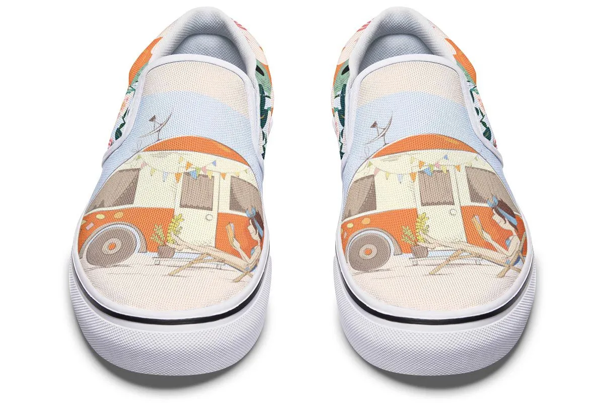 Happy Camper Slip-On Shoes
