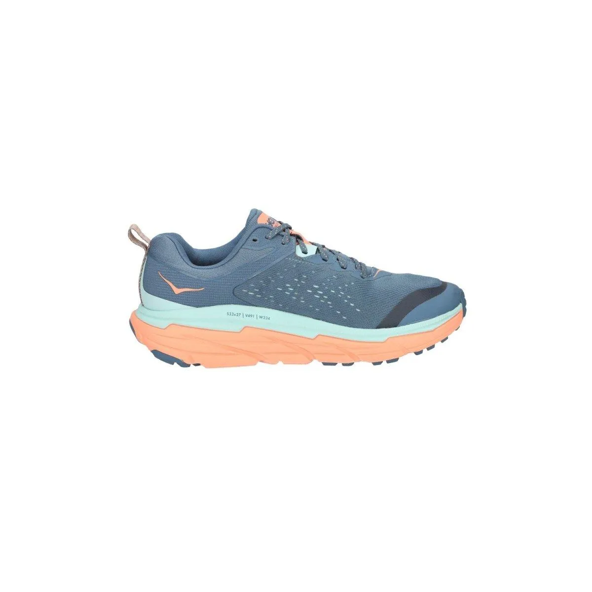 Hoka Challenger Atr 6 Running Sport Shoes Fabric Blue Colour For Women