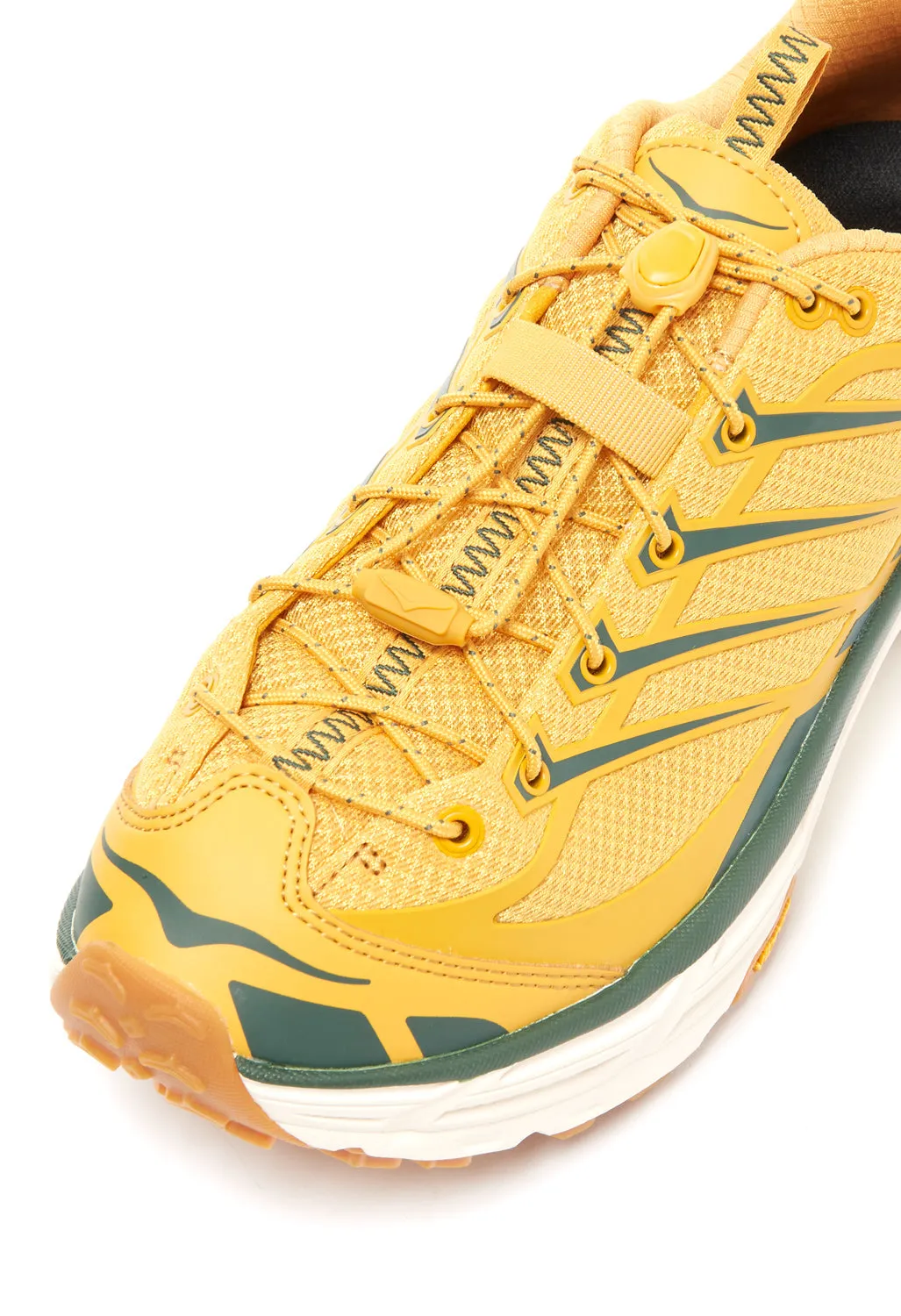 Hoka Mafate Three2 Trainers - Golden Yellow / Eggnog