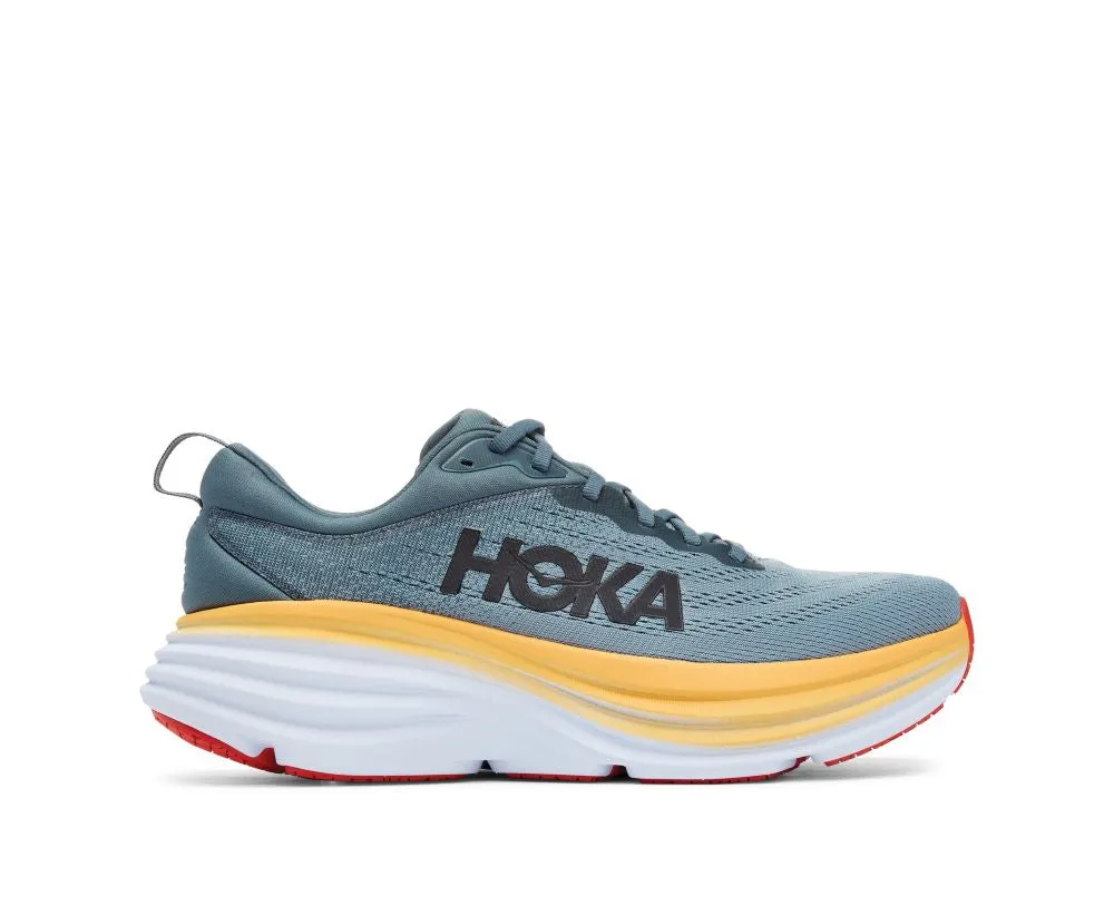 'HOKA' Men's Bondi 8 - Goblin Blue / Mountain Spring