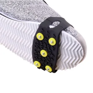 Hot outdoor Tools Snow Ice Camping Climbing mountaineer Anti Slip Spikes Grips Crampon Cleats 5 Stud Ice Snow Shoes Cover#16-22