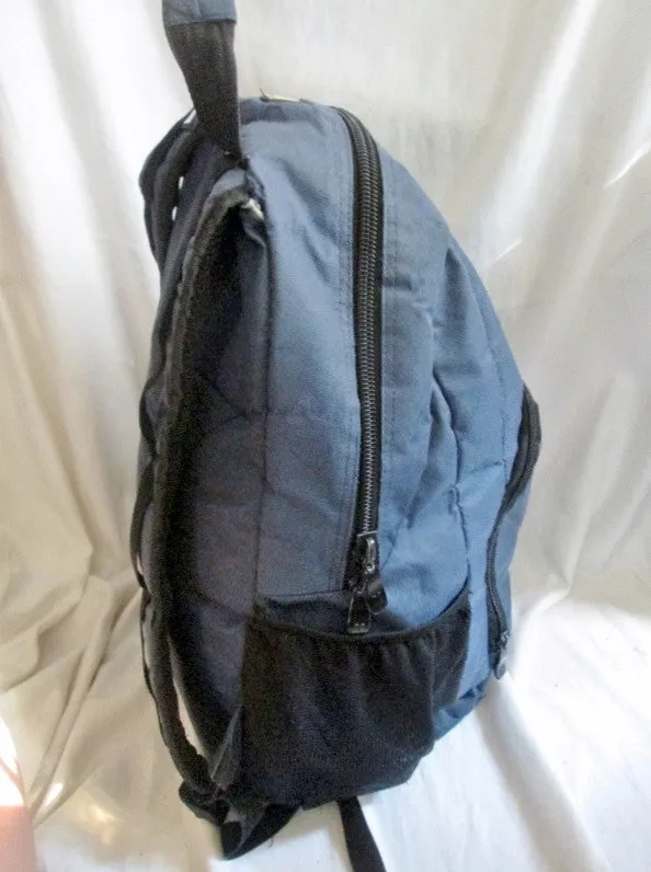 HURLEY Canvas Vegan BACKPACK Shoulder Rucksack Travel BAG BLUE WHITE Vegan