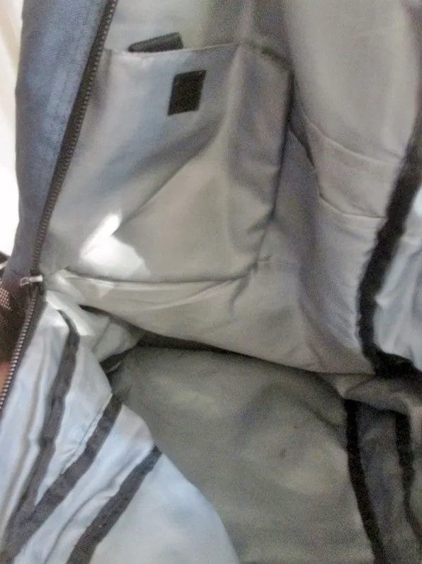 HURLEY Canvas Vegan BACKPACK Shoulder Rucksack Travel BAG BLUE WHITE Vegan