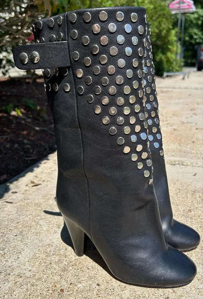Isabel Marant Lakfee NIB Studded Leather Boots - Size 6