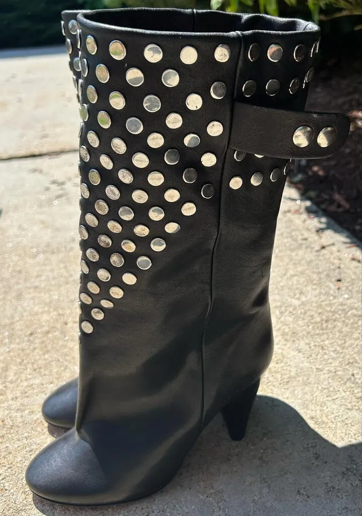 Isabel Marant Lakfee NIB Studded Leather Boots - Size 6