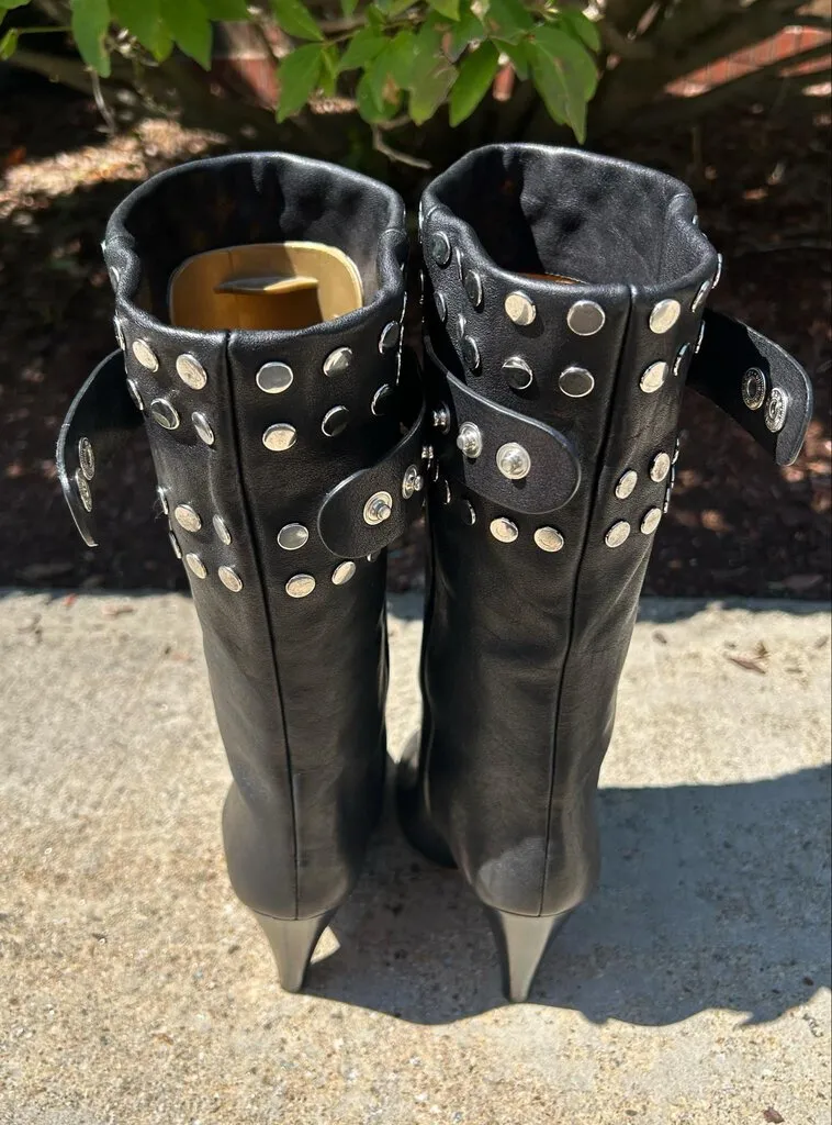 Isabel Marant Lakfee NIB Studded Leather Boots - Size 6