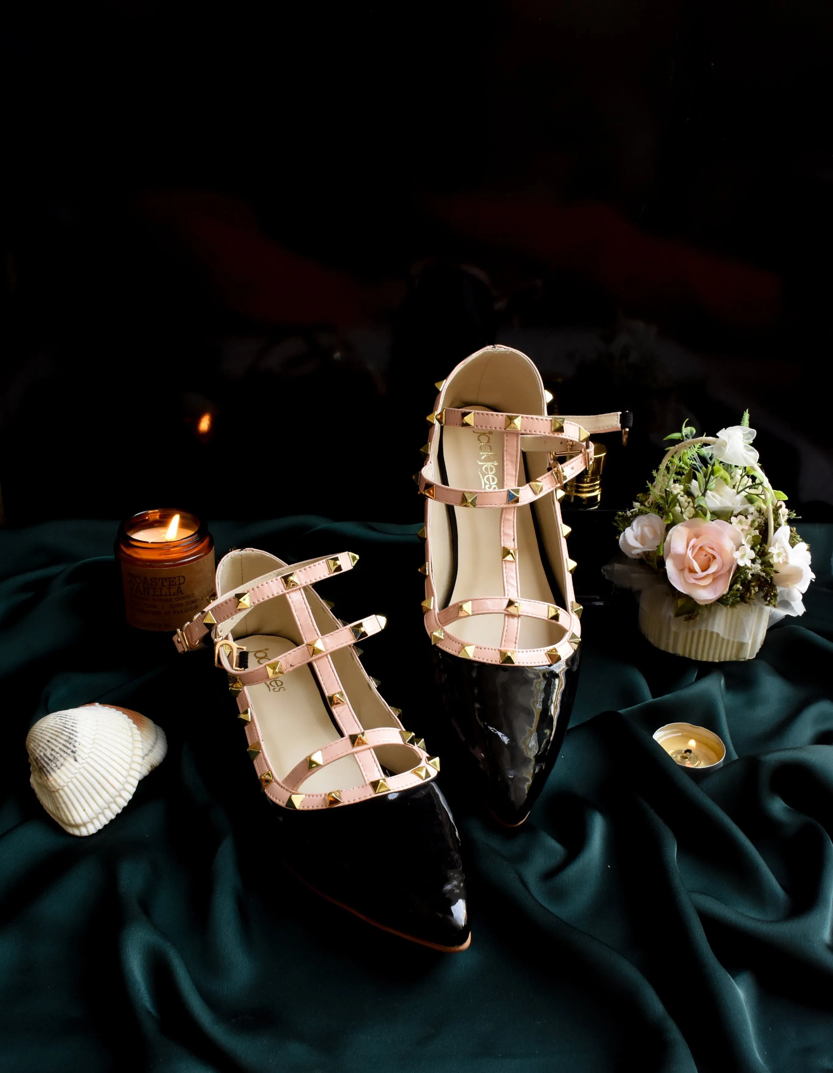 Jack Jees-Classic Flats Black