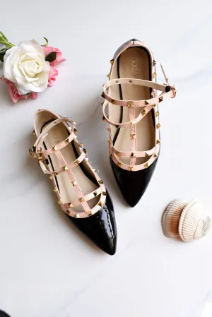 Jack Jees-Classic Flats Black