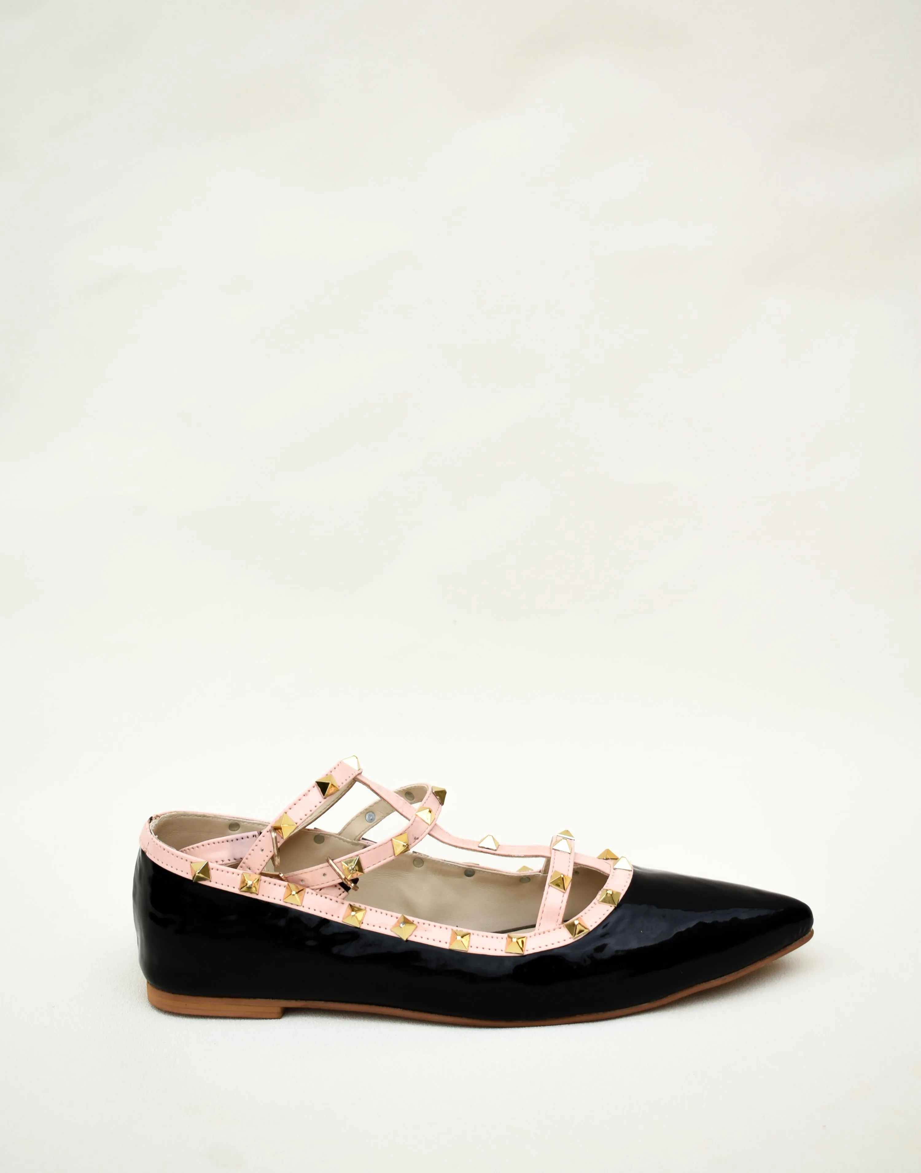 Jack Jees-Classic Flats Black