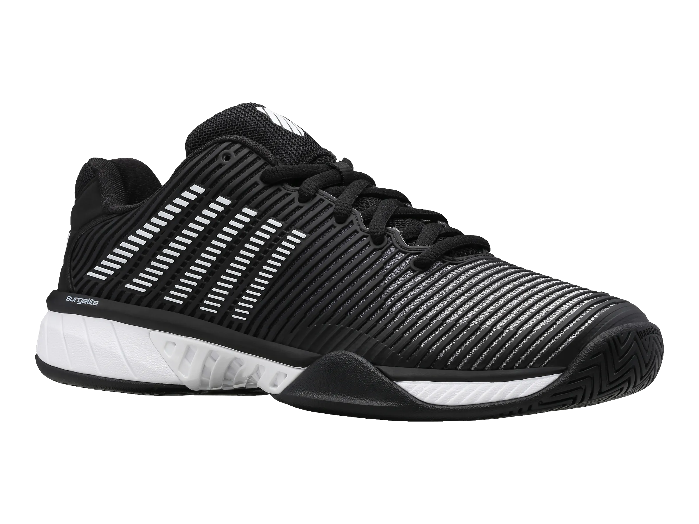 K-Swiss Men's Hypercourt Express 2 Tennis Shoes in Black/White