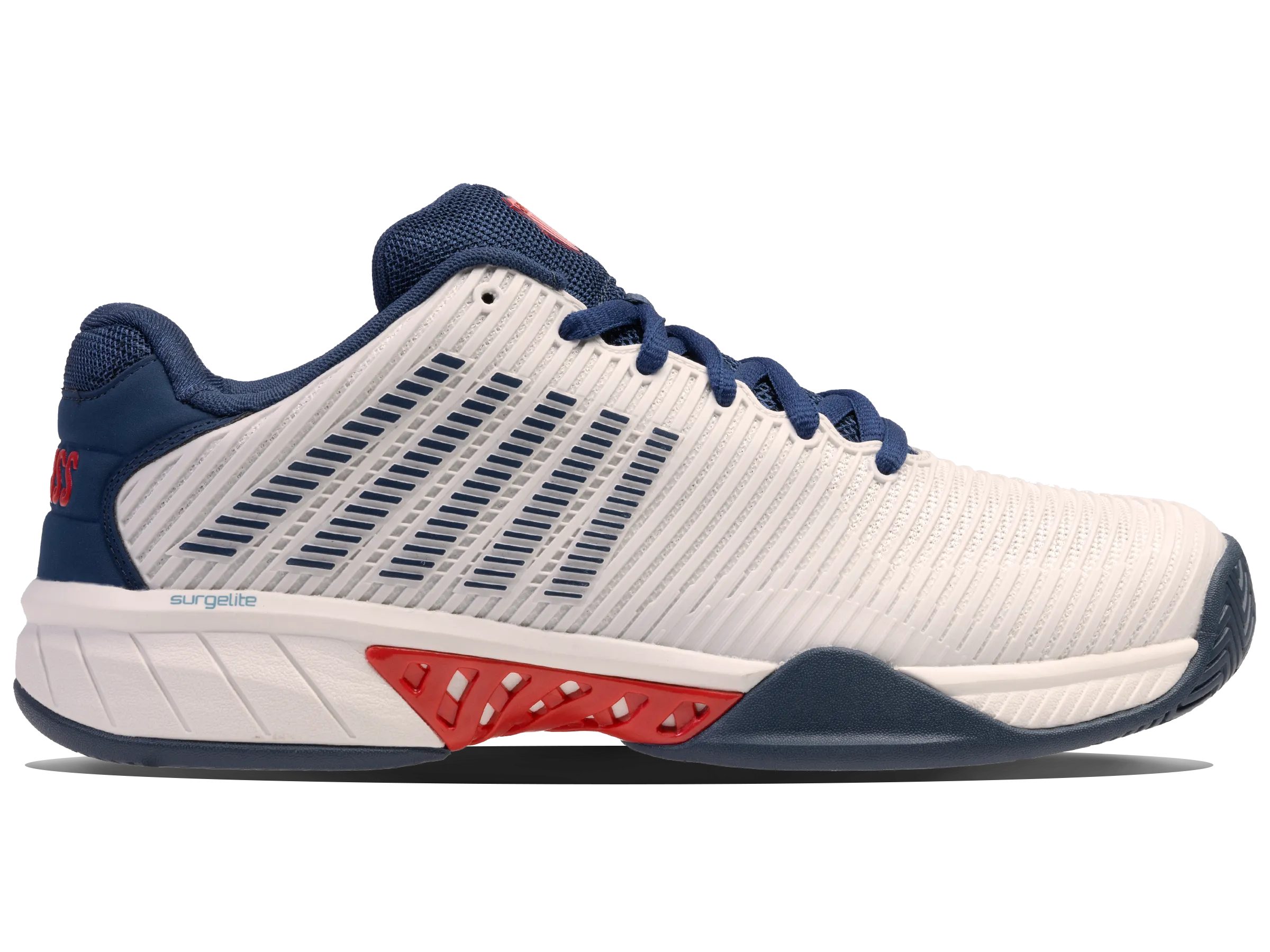 K-Swiss Men's Hypercourt Express 2 Tennis Shoes in Blanc De Blanc