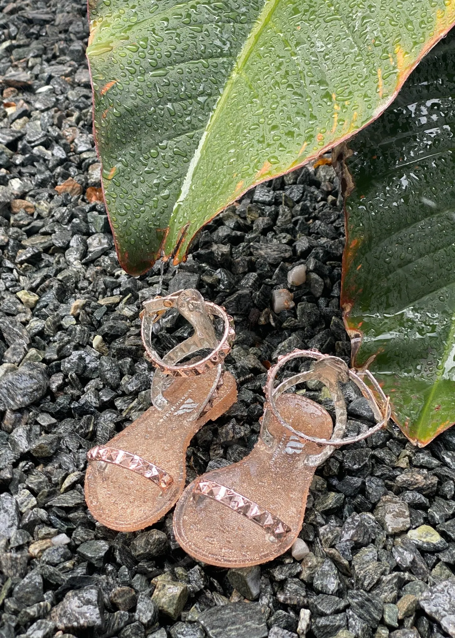 Kid's Aria Rose Gold Sandals