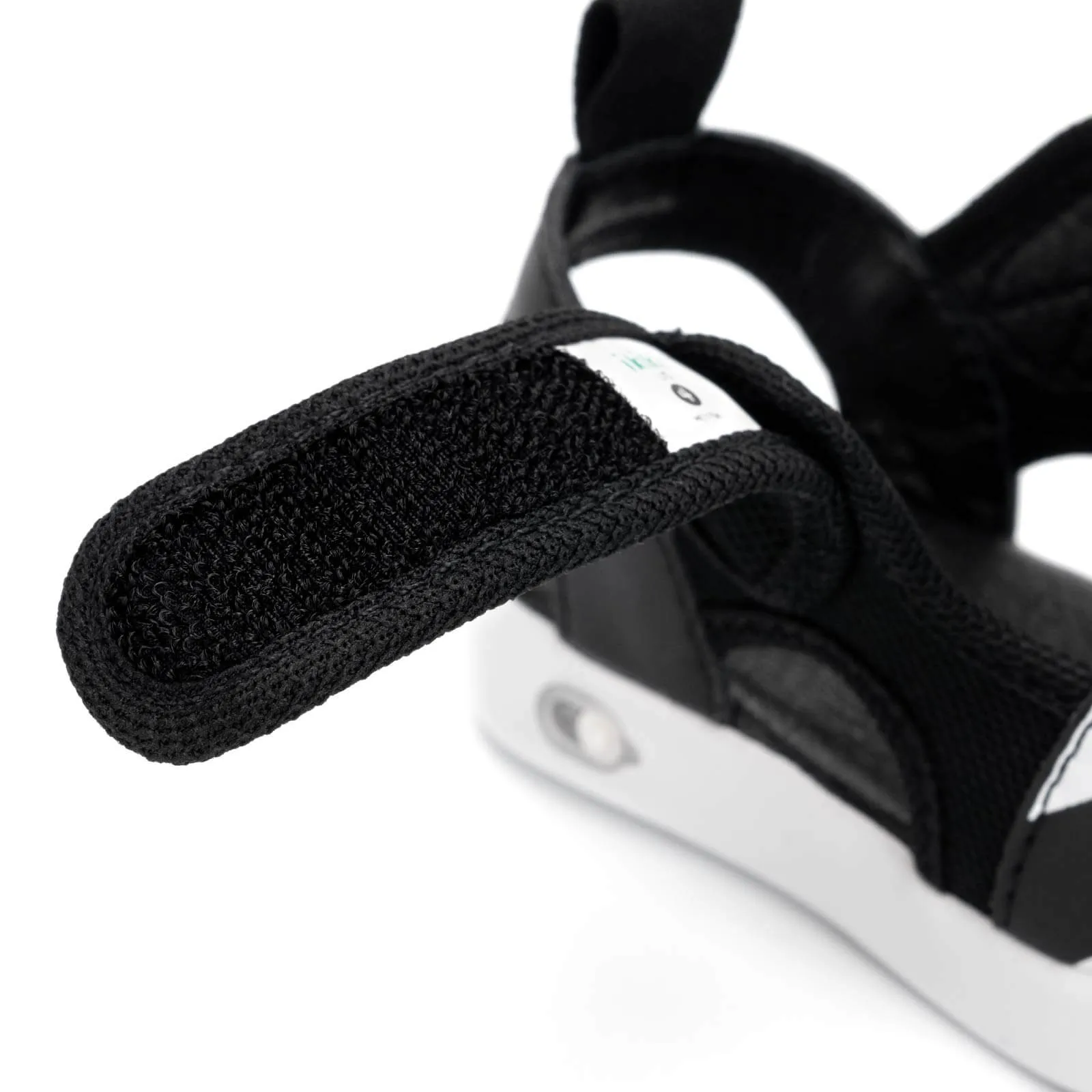 Killer Whale Squeaky Toddler Sandals | Black