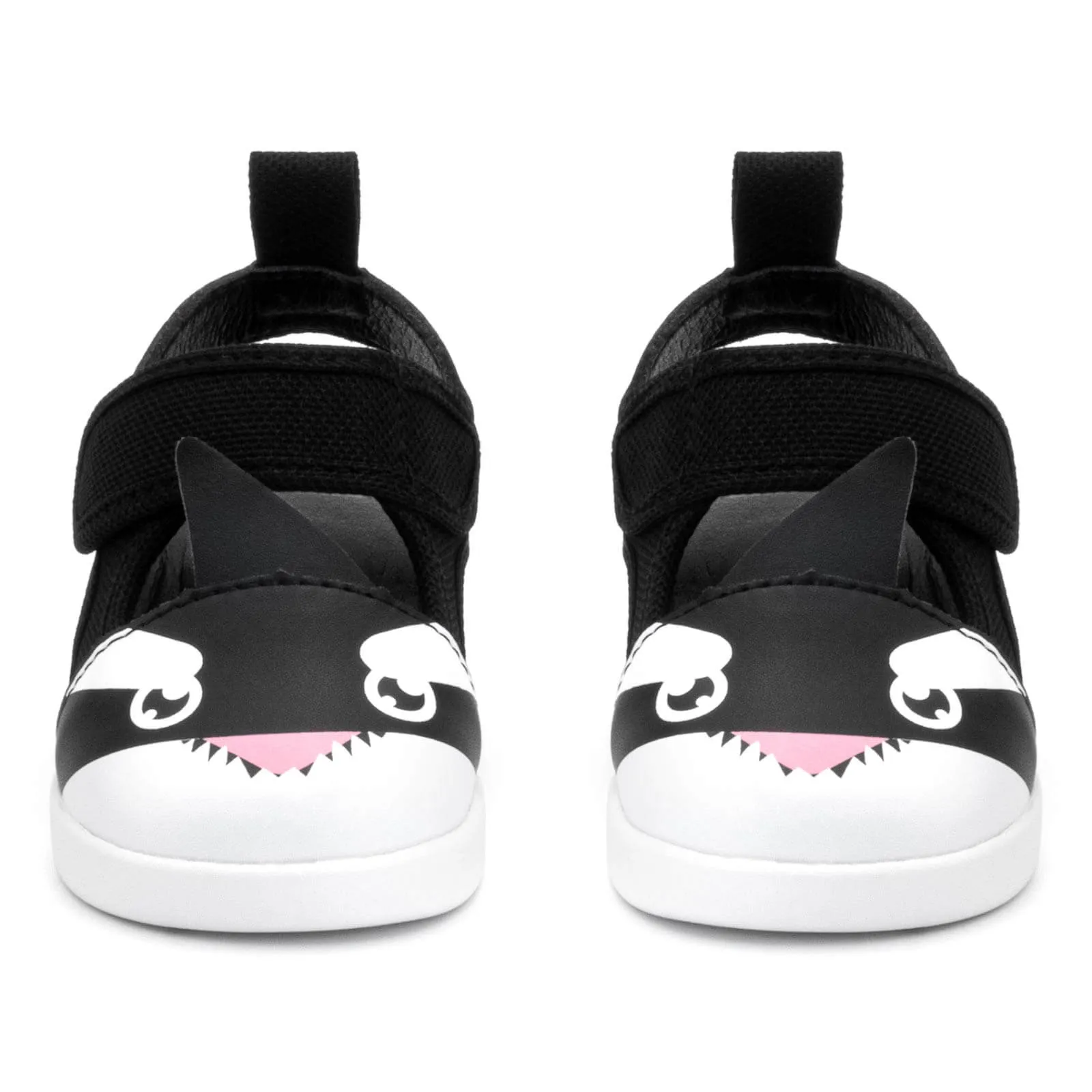 Killer Whale Squeaky Toddler Sandals | Black