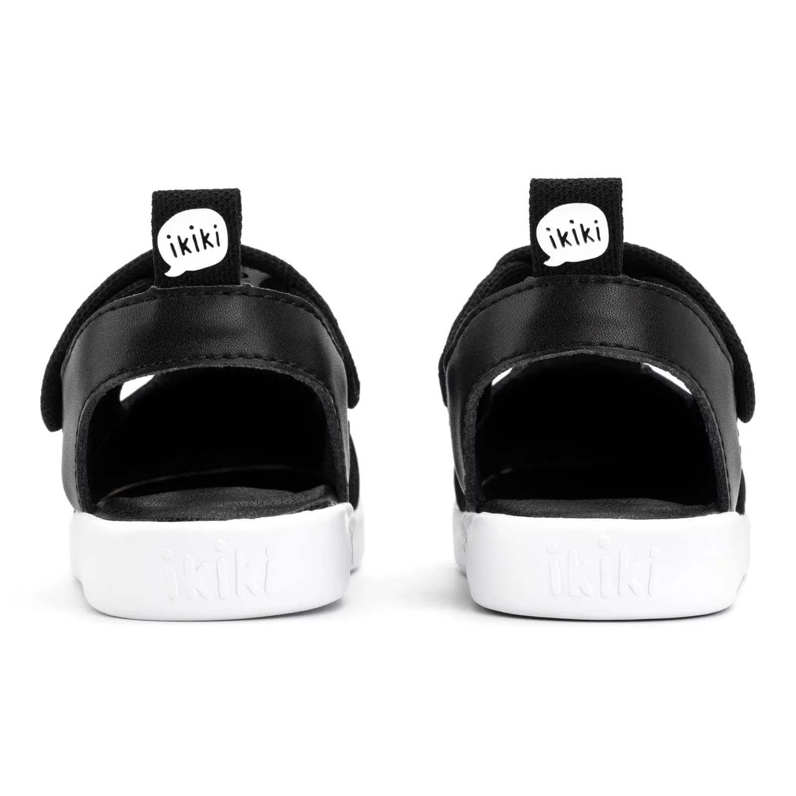 Killer Whale Squeaky Toddler Sandals | Black