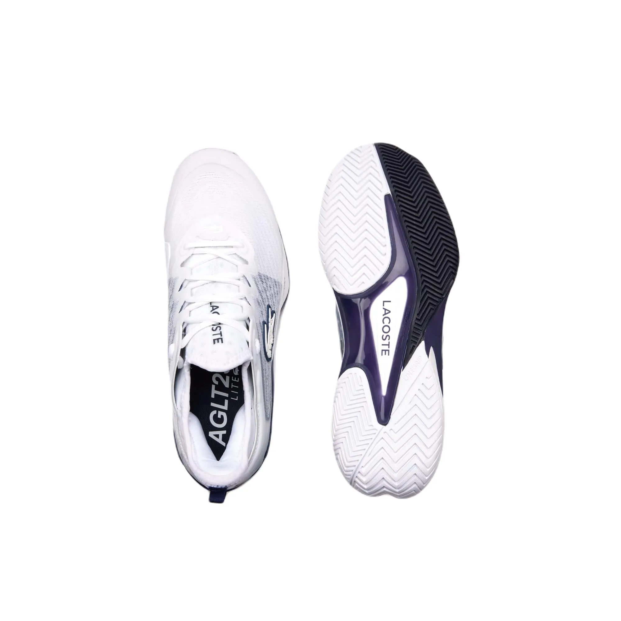 Lacoste AG-LT23 Lite Textile Shoes (White/Navy)