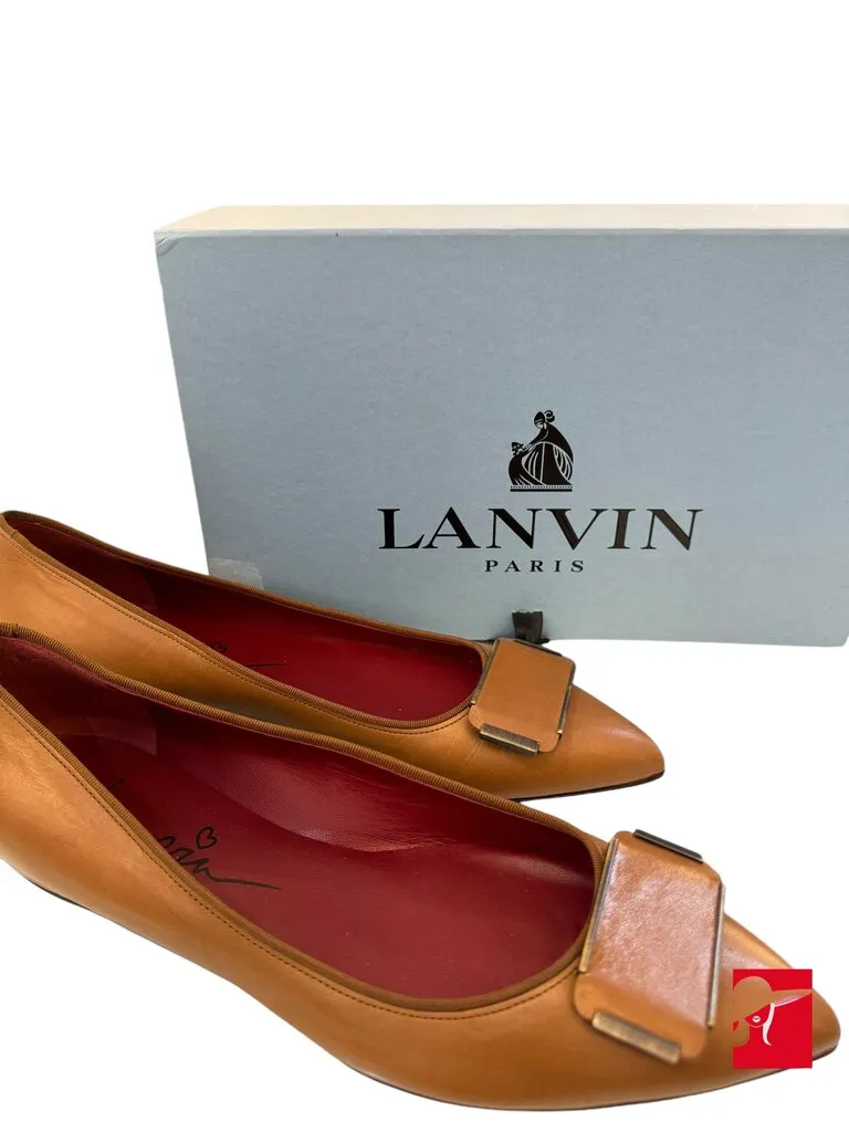 Lanvin Paris pointed flat NEW