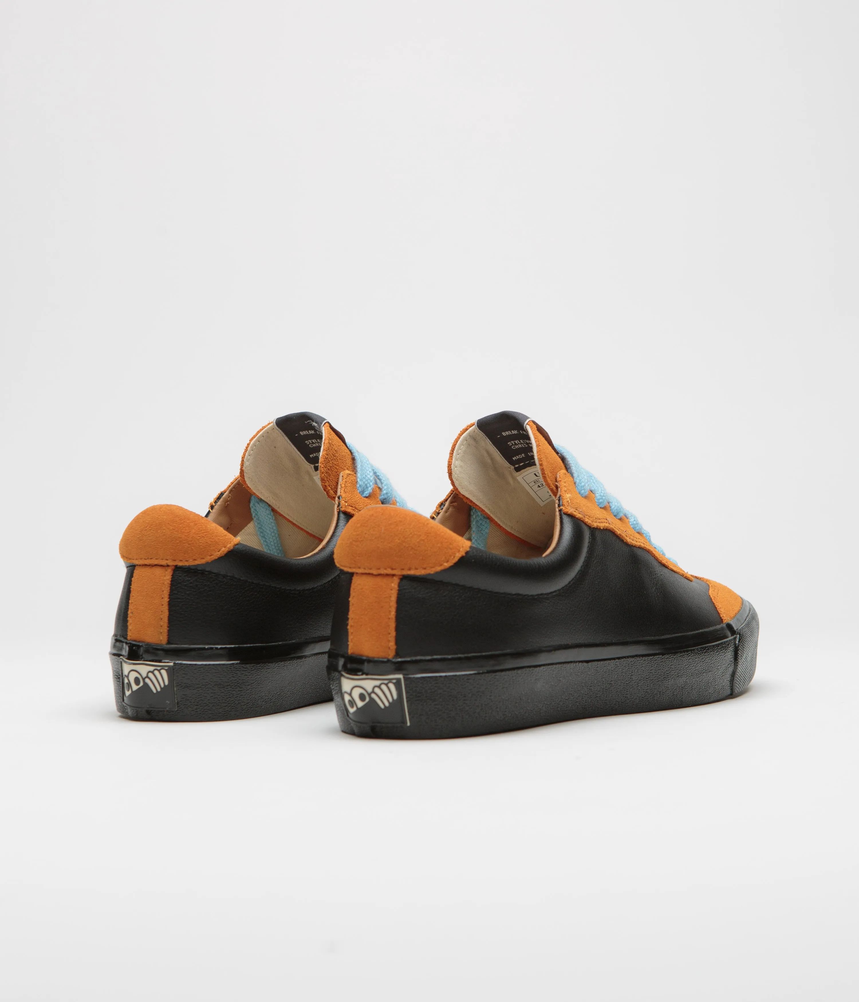 Last Resort AB VM004 Milic Suede Shoes - Duo Orange / Black / Black