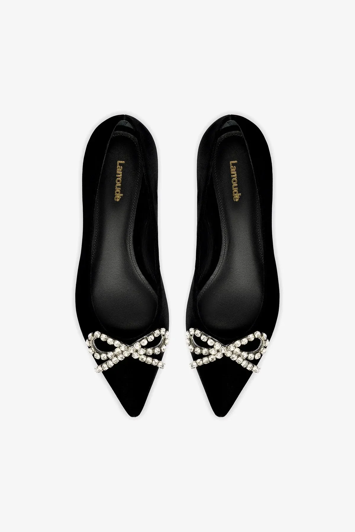 Lee Flat In Black Velvet