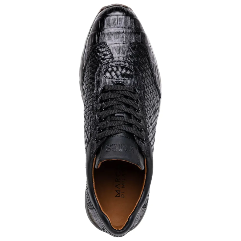 Marco Di Milano Roma Caiman Fuscus Black