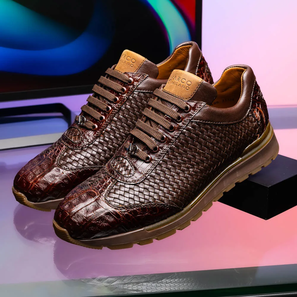 Marco Di Milano Roma Caiman Fuscus Brown