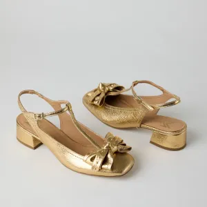 Marian T-Bar Square Toe Flat Shoes