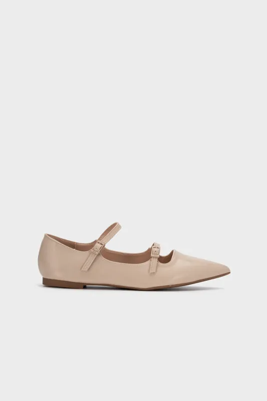 MARY JANE POINTED TOE FLAT