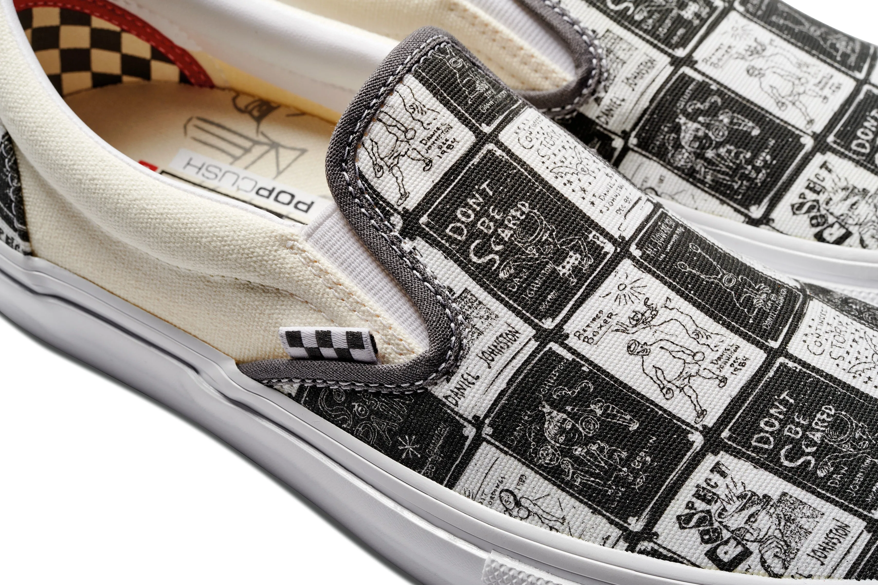 Men's Vans x Daniel Johnston Slip-on Shoe