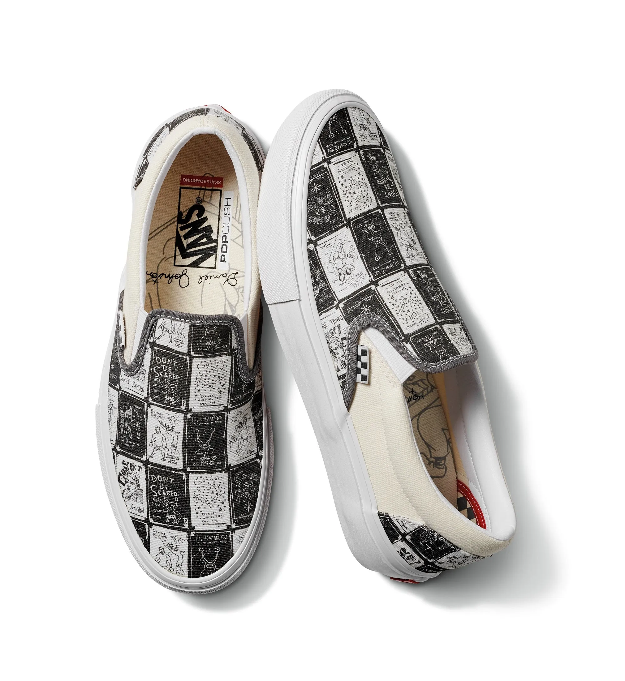 Men's Vans x Daniel Johnston Slip-on Shoe