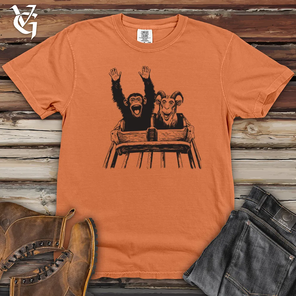 Monkey Goat Rollercoaster Heavy Cotton Comfort Colors Tee