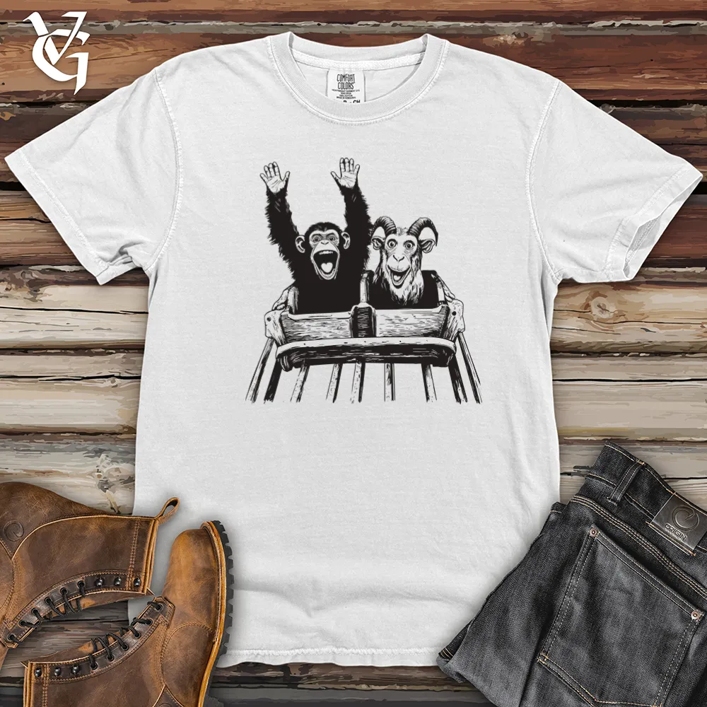 Monkey Goat Rollercoaster Heavy Cotton Comfort Colors Tee
