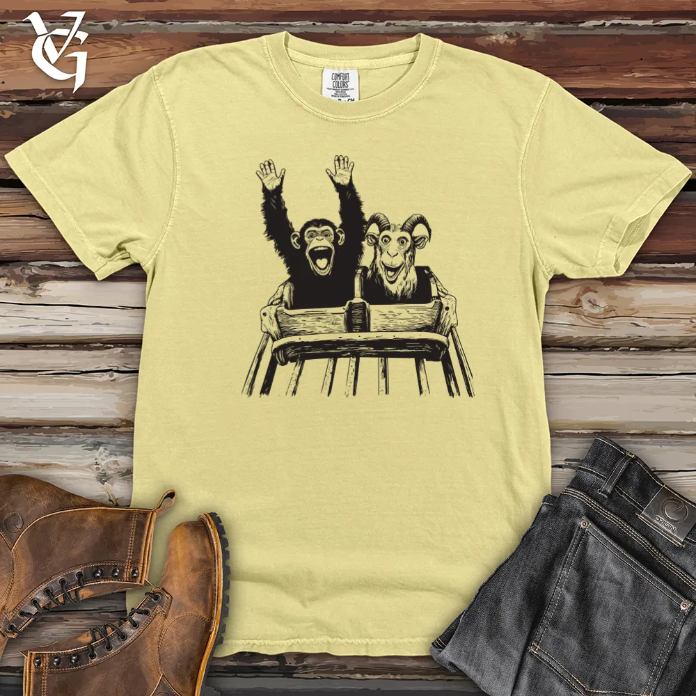Monkey Goat Rollercoaster Heavy Cotton Comfort Colors Tee