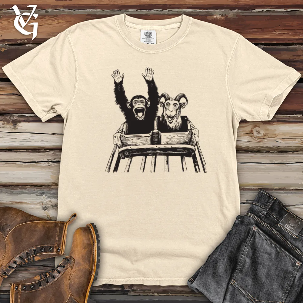 Monkey Goat Rollercoaster Heavy Cotton Comfort Colors Tee