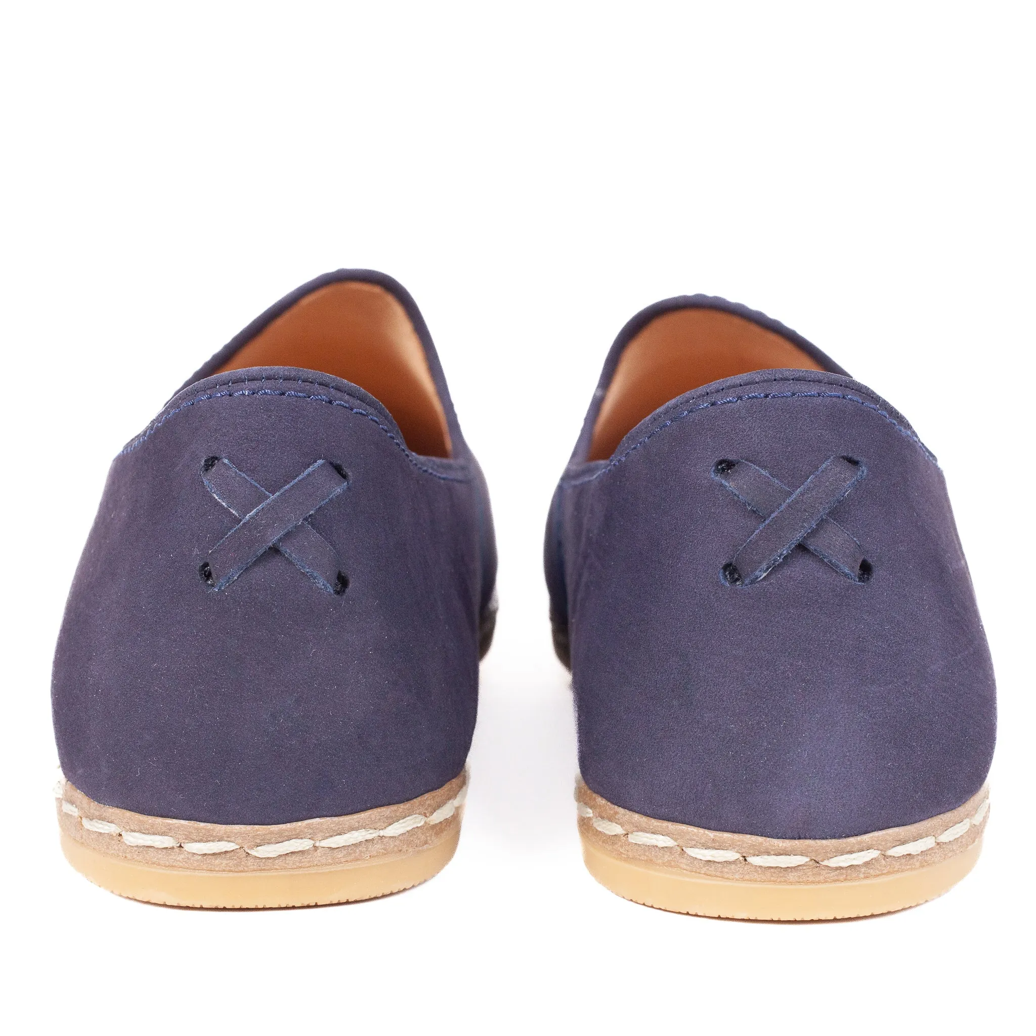 Navy Nubuck Slip-On