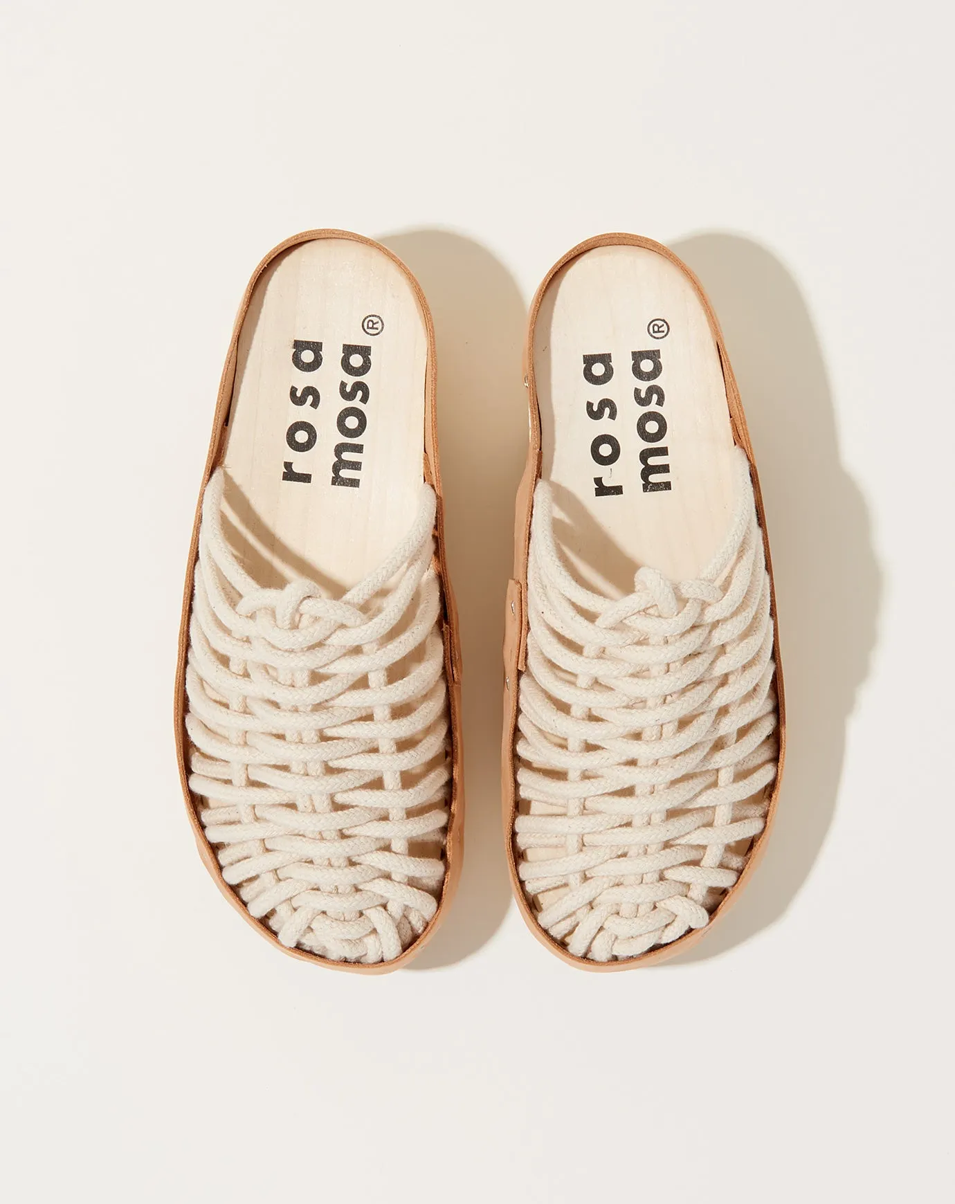 Net Panto Clog in Natural